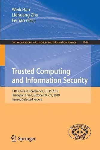 Trusted Computing and Information Security cover