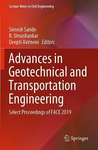 Advances in Geotechnical and Transportation Engineering cover
