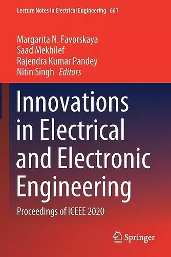Innovations in Electrical and Electronic Engineering cover