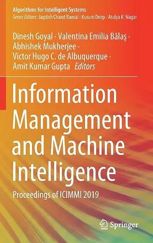 Information Management and Machine Intelligence cover