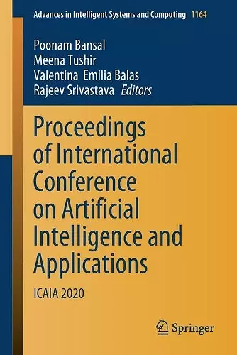 Proceedings of International Conference on Artificial Intelligence and Applications cover