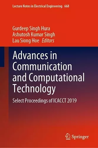 Advances in Communication and Computational Technology cover