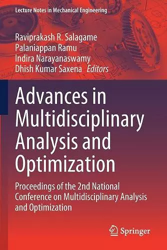 Advances in Multidisciplinary Analysis and Optimization cover