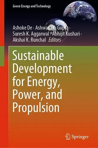 Sustainable Development for Energy, Power, and Propulsion cover