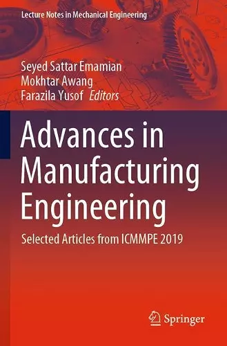 Advances in Manufacturing Engineering cover