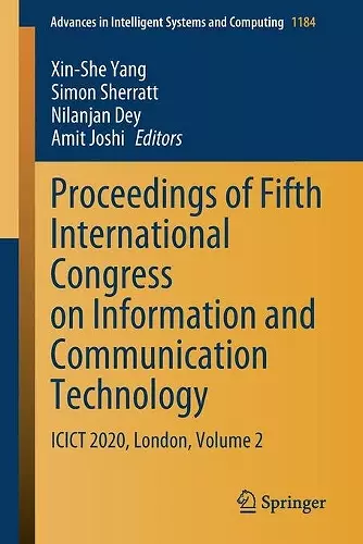 Proceedings of Fifth International Congress on Information and Communication Technology cover