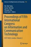 Proceedings of Fifth International Congress on Information and Communication Technology cover