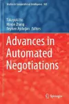 Advances in Automated Negotiations cover