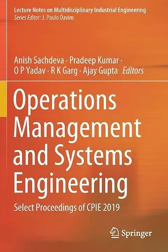 Operations Management and Systems Engineering cover