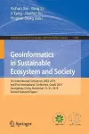 Geoinformatics in Sustainable Ecosystem and Society cover