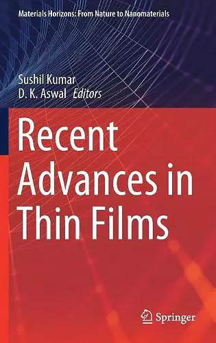 Recent Advances in Thin Films cover