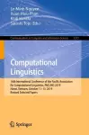 Computational Linguistics cover