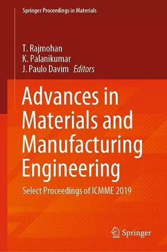 Advances in Materials and Manufacturing Engineering cover