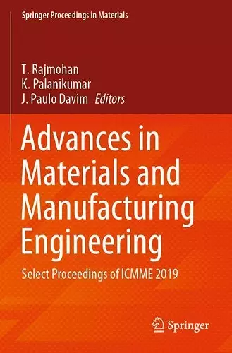 Advances in Materials and Manufacturing Engineering cover