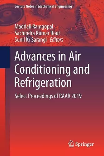 Advances in Air Conditioning and Refrigeration cover
