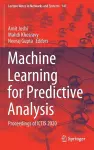 Machine Learning for Predictive Analysis cover