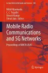 Mobile Radio Communications and 5G Networks cover