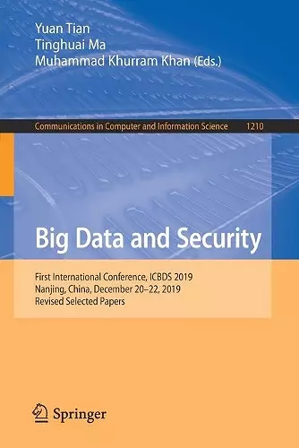 Big Data and Security cover