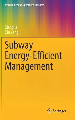 Subway Energy-Efficient Management cover