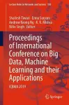 Proceedings of International Conference on Big Data, Machine Learning and their Applications cover