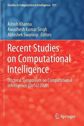 Recent Studies on Computational Intelligence cover