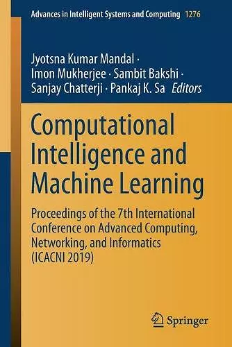 Computational Intelligence and Machine Learning cover