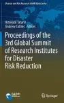Proceedings of the 3rd Global Summit of Research Institutes for Disaster Risk Reduction cover