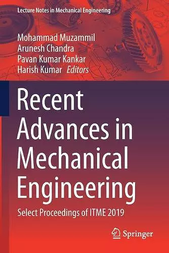 Recent Advances in Mechanical Engineering cover