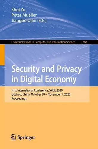 Security and Privacy in Digital Economy cover
