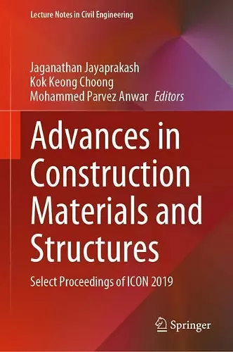 Advances in Construction Materials and Structures cover