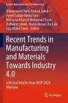 Recent Trends in Manufacturing and Materials Towards Industry 4.0 cover
