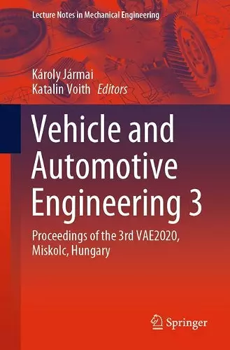 Vehicle and Automotive Engineering 3 cover