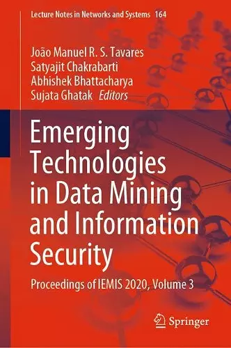 Emerging Technologies in Data Mining and Information Security cover