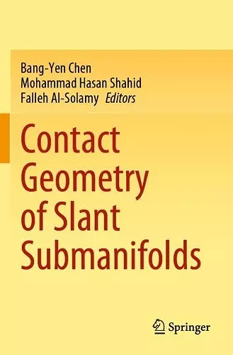 Contact Geometry of Slant Submanifolds cover