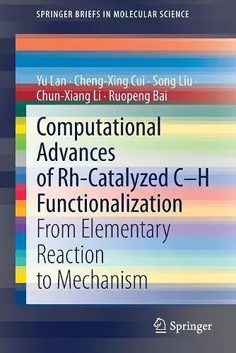 Computational Advances of Rh-Catalyzed C–H Functionalization cover