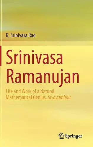 Srinivasa Ramanujan cover