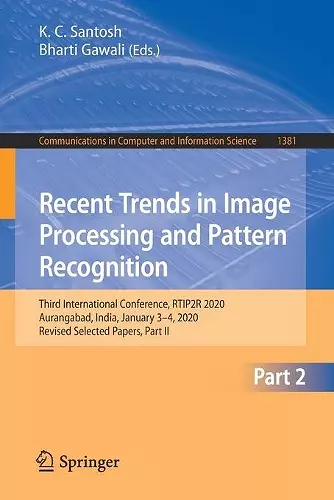 Recent Trends in Image Processing and Pattern Recognition cover