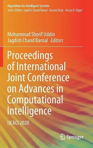 Proceedings of International Joint Conference on Advances in Computational Intelligence cover