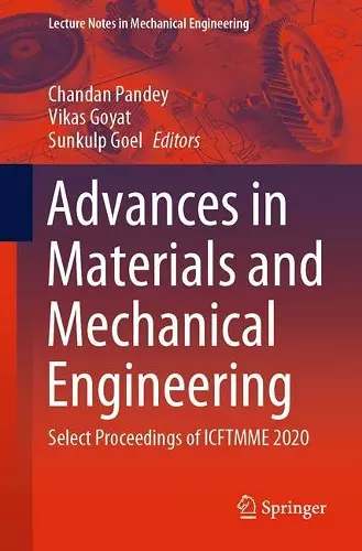 Advances in Materials and Mechanical Engineering cover