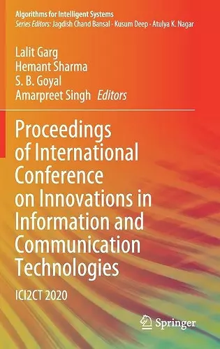 Proceedings of International Conference on Innovations in Information and Communication Technologies cover