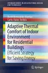 Adaptive Thermal Comfort of Indoor Environment for Residential Buildings cover