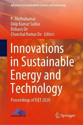 Innovations in Sustainable Energy and Technology cover