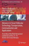 Advances in Smart Vehicular Technology, Transportation, Communication and Applications cover