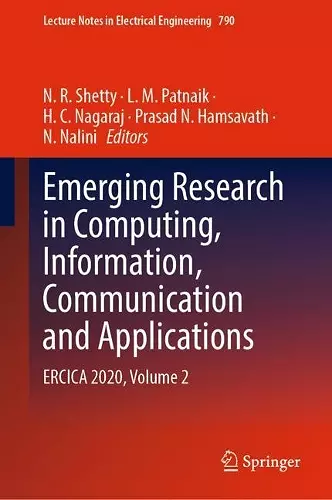 Emerging Research in Computing, Information, Communication and Applications cover