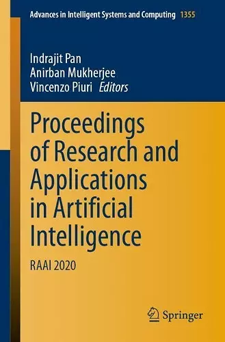 Proceedings of Research and Applications in Artificial Intelligence cover