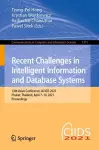 Recent Challenges in Intelligent Information and Database Systems cover