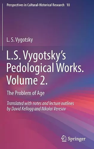 L.S. Vygotsky’s Pedological Works. Volume 2. cover