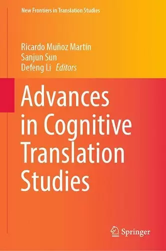 Advances in Cognitive Translation Studies cover