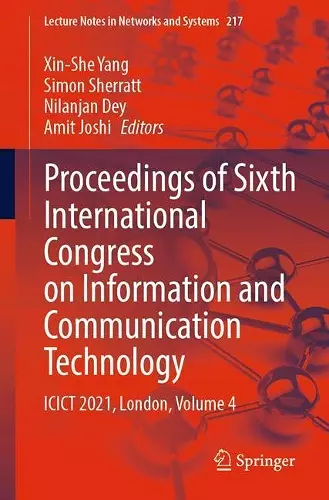 Proceedings of Sixth International Congress on Information and Communication Technology cover