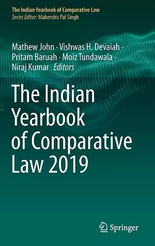 The Indian Yearbook of Comparative Law 2019 cover